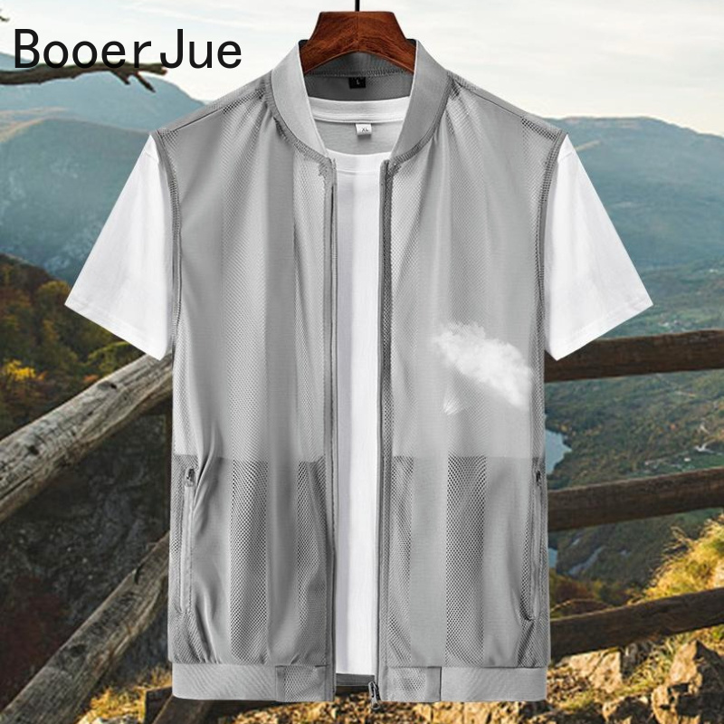 سترة صيفية رجالية شبكية مجوفة  - مراجعة Fishing Vest وسعره