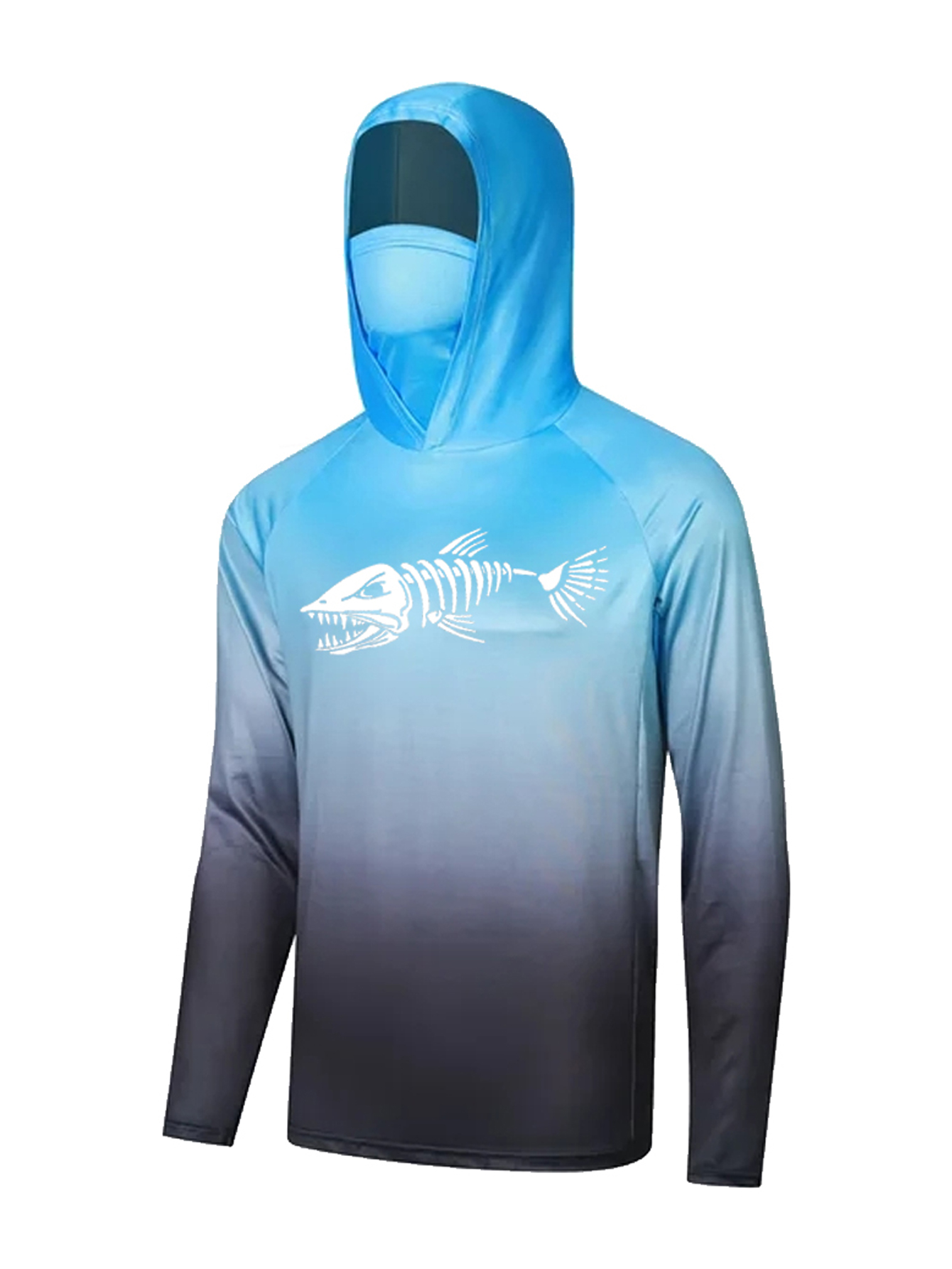ملابس صيد للرجال بغطاء للوجه و - مراجعة Fishing Mask Sun Protection وسعره