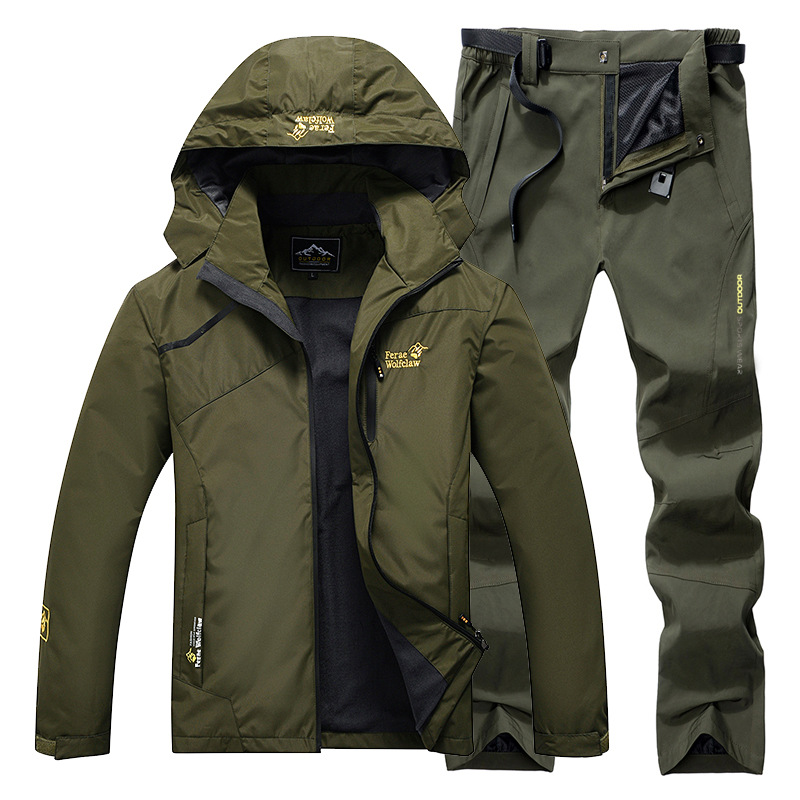 مقاوم للماء بدلة صيد تنفس دائم - مراجعة Fishing Rain Suit وسعره