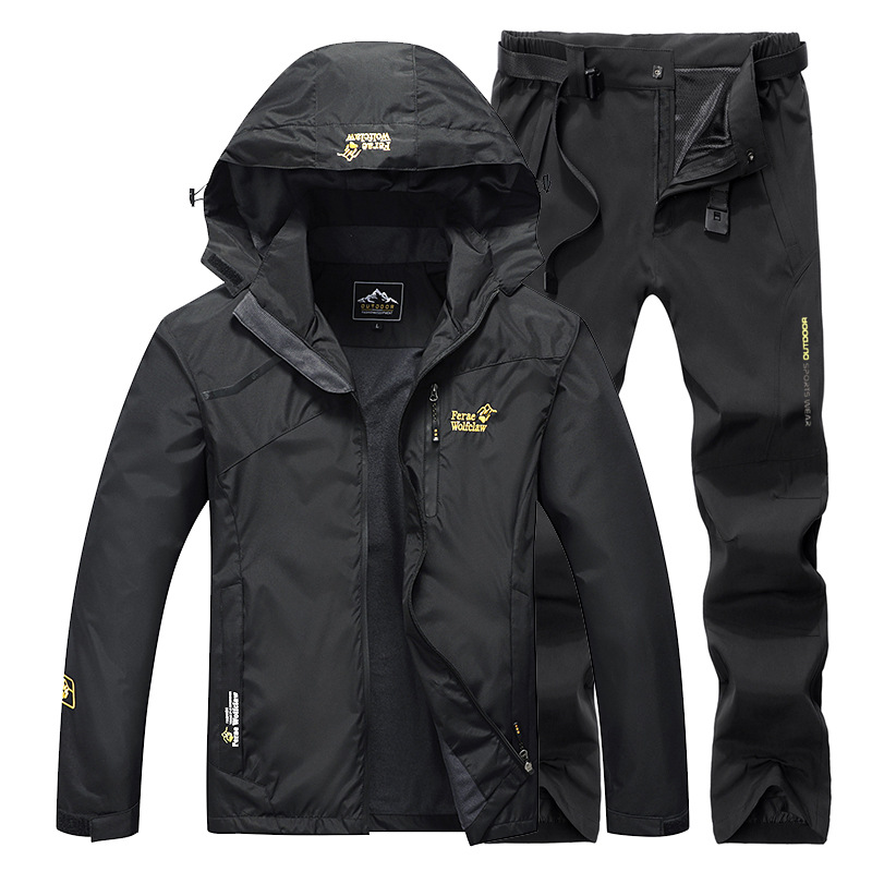 مقاوم للماء بدلة صيد تنفس دائم - مراجعة Fishing Rain Suit وسعره