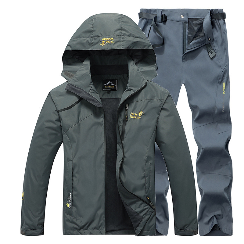 مقاوم للماء بدلة صيد تنفس دائم - مراجعة Fishing Rain Suit وسعره