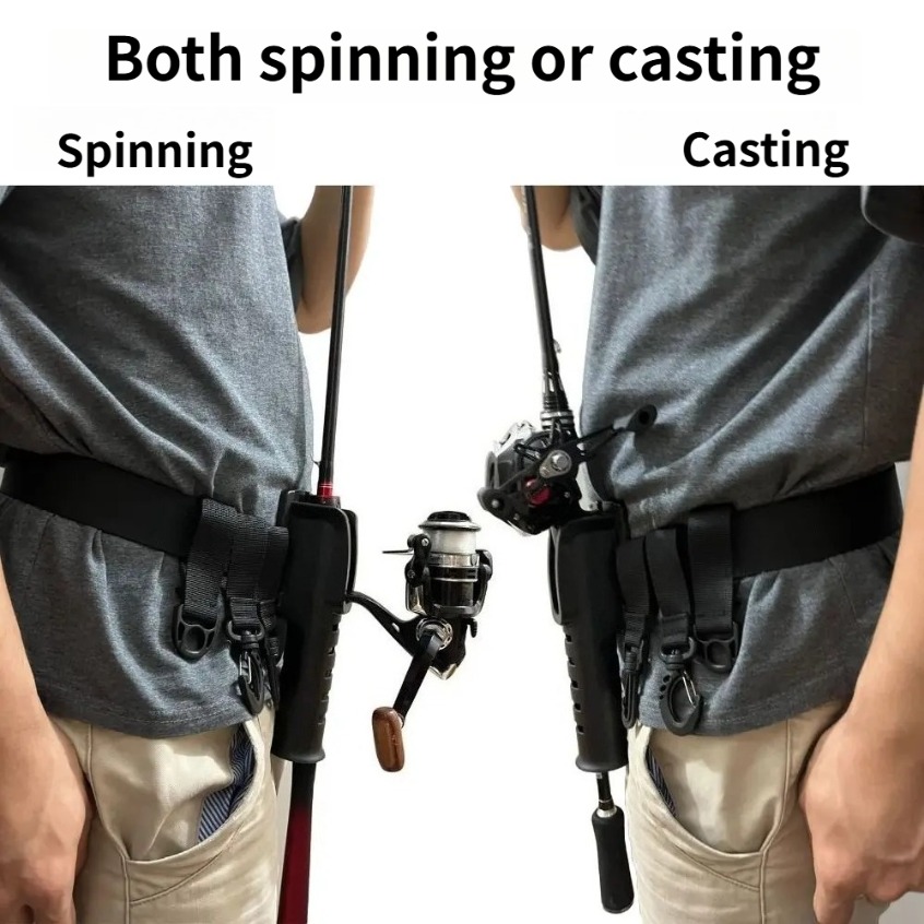 حزام صيد قابل للتعديل مع حامل  - مراجعة Fishing Belt وسعره