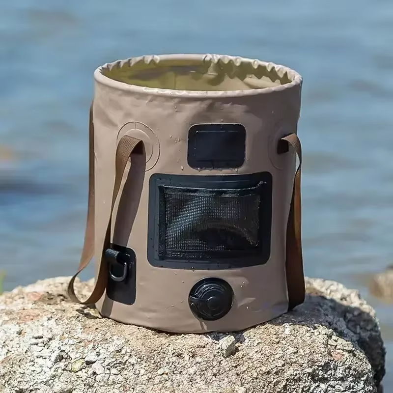 25L المحمولة طوي دلو دلو السفر - مراجعة Fishing Bag Waterproof وسعره