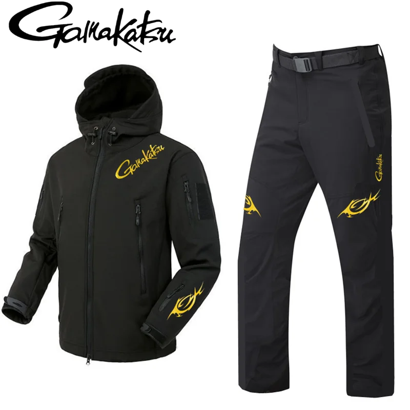 جديد الخريف والشتاء الصوف بدلة - مراجعة Fishing Rain Suit وسعره