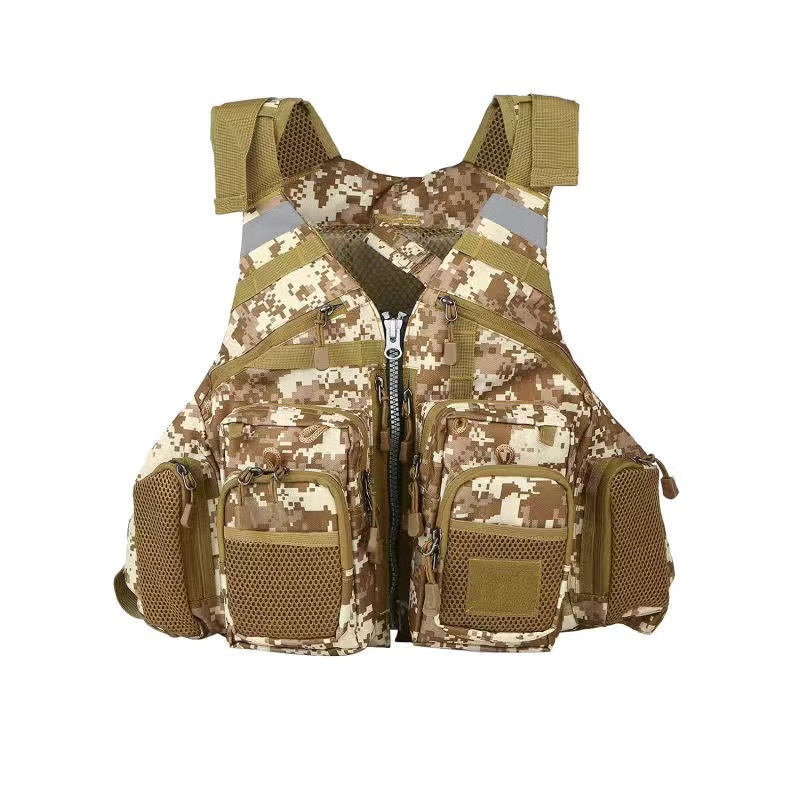 سترة صيد متعددة الجيوب قابلة ل - مراجعة Fishing Vest وسعره
