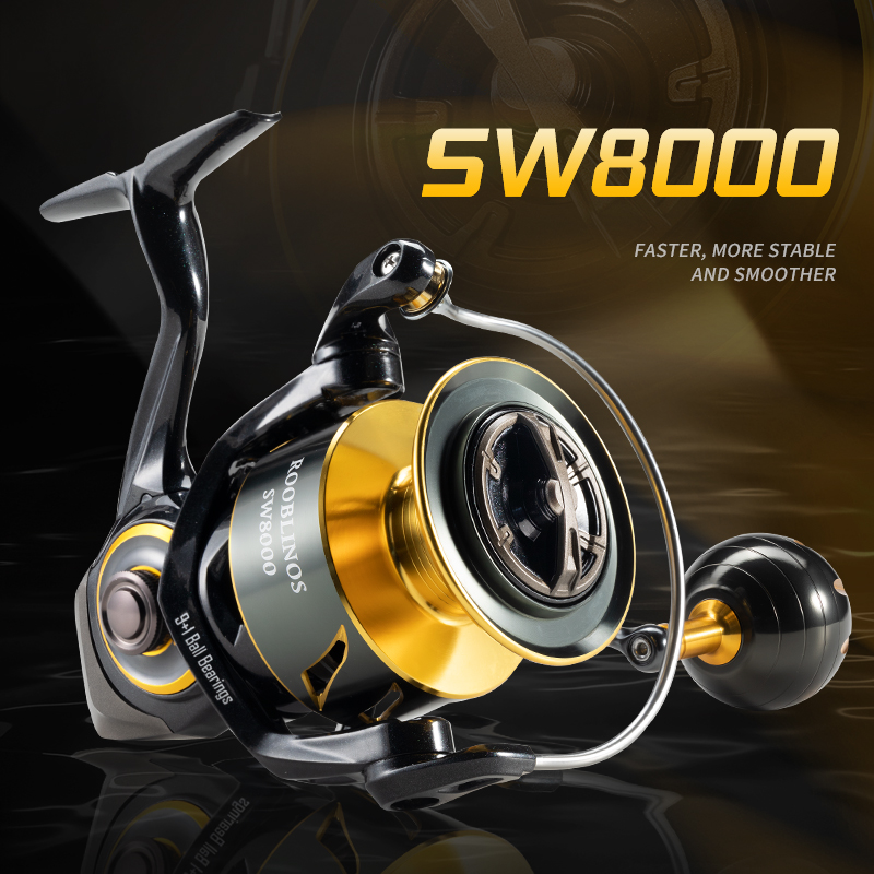 Rooblinos SW بكرة دوارة خفيفة  - مراجعة Abu Garcia Reel Max وسعره